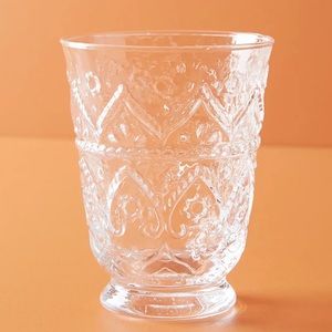 NIB Bombay Juice Glasses, Set of 4, Clear